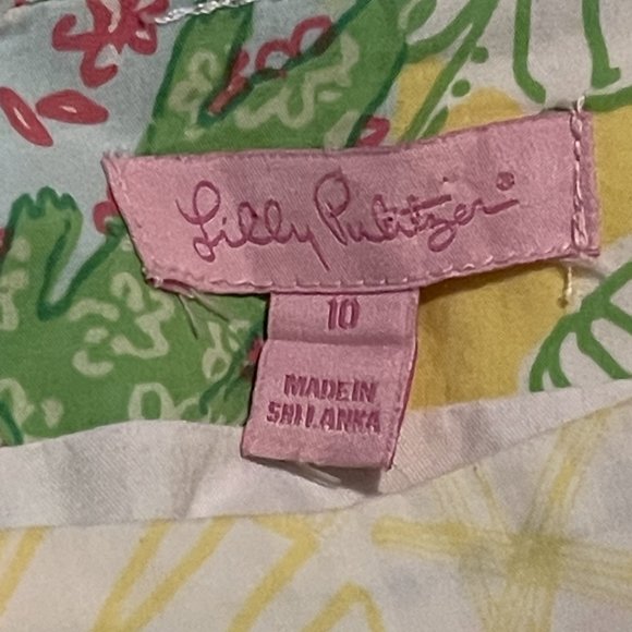 Lilly Pulitzer Size 10 Patchwork Print Skirt - Picture 4 of 6